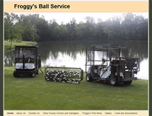 Tablet Screenshot of froggysballservice.com